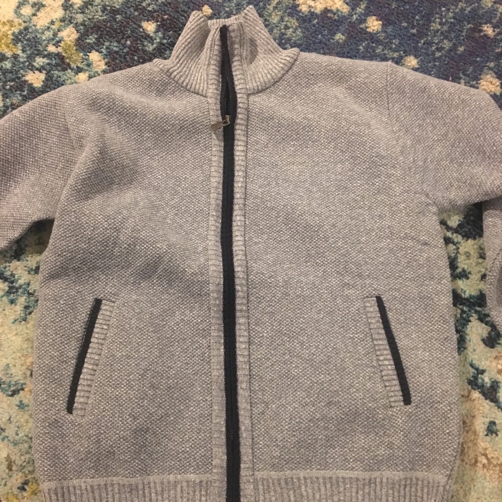 NWOT Men’s Fleece lined Zip Sweater
